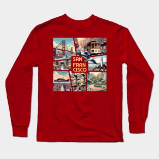 USA CITY - SAN FRANCISCO - TRAVEL -1 Long Sleeve T-Shirt